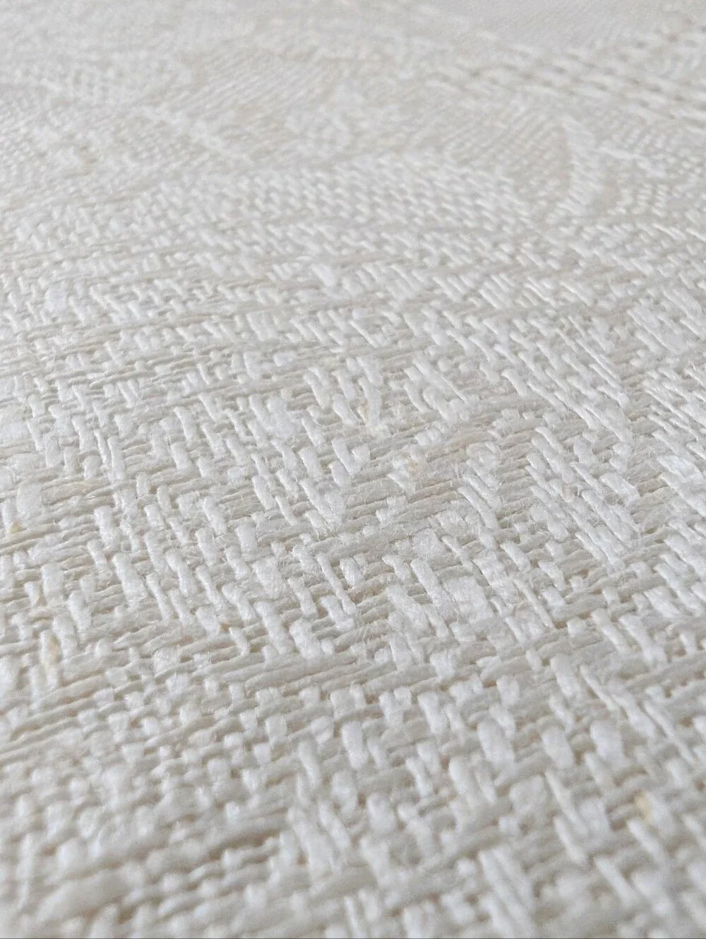 VINTAGE Belgian Linen Cloth Napkins Luxe Liner Woven Floral